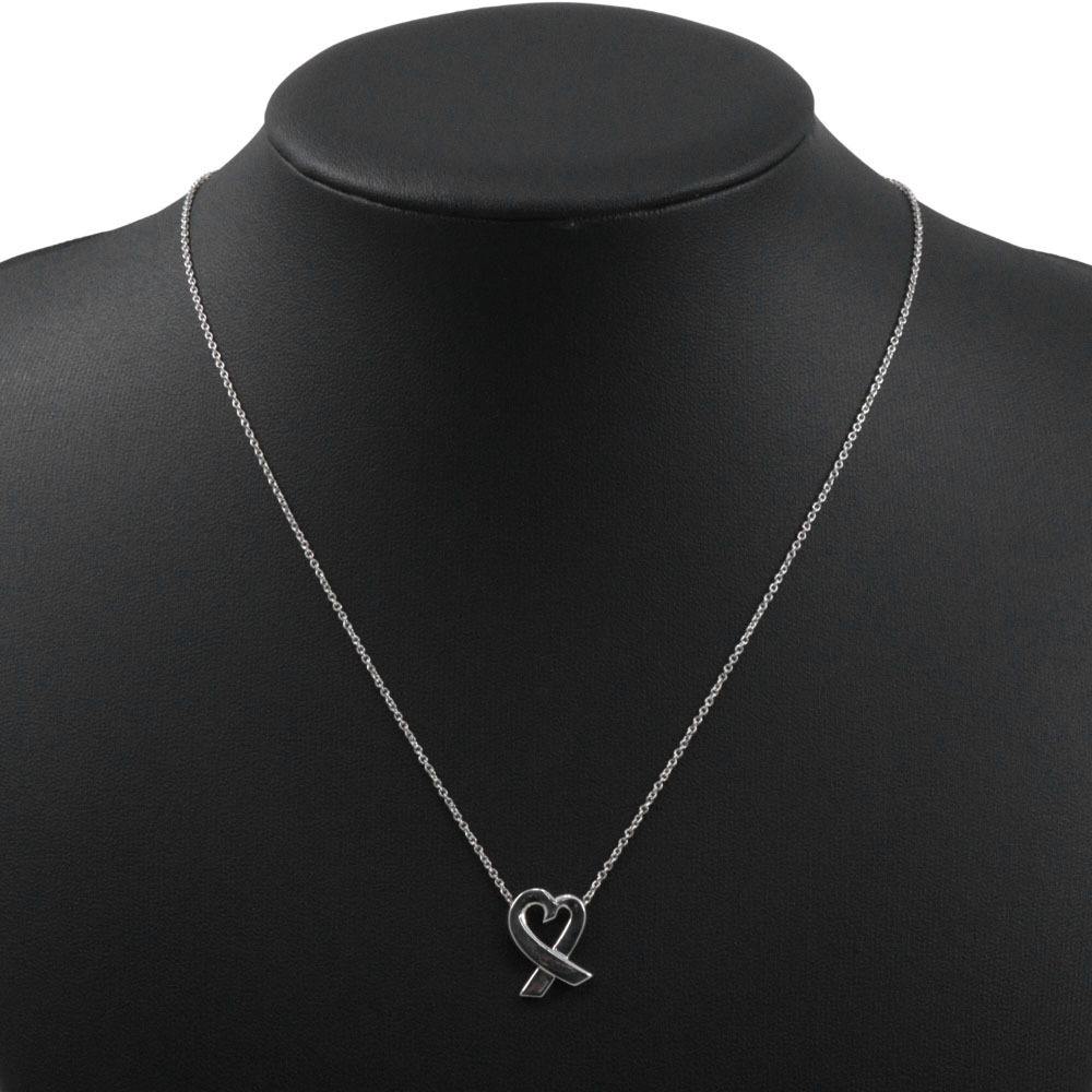 Tiffany Co Loving Heart Necklace by Paloma Picasso Sterling Silver